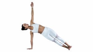 bài tập yoga giảm mỡ bụng tấm ván bên